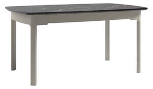 Masă lemn masiv crem Dining Santiago II Extensibilă 155/, 305 × 100 × 77 cm