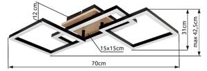 Plafonieră LED Globo 67284-24 BOSSY LED/24W/230V