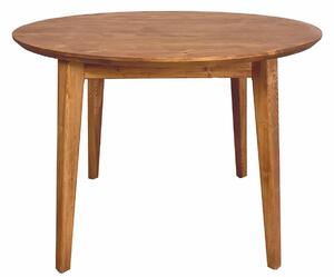 Masă lemn masiv Dining Rotundă Timeless 110x76 cm Whisky