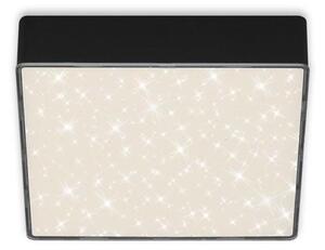 Plafonieră LED Briloner 7076-415 STAR SKY LED/11W/230V 15x15 cm negru