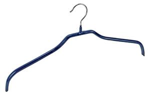 Set 4 umerașe antiderapante pentru haine și suporturi Wenko Hanger Slim, albastru