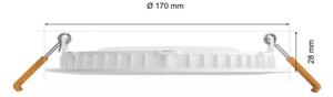 Corp de iluminat LED RGBW dimabil pentru baie Philips Hue SLIM LED/12W/230V IP44