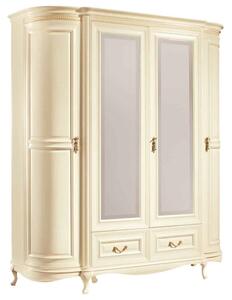 Dulap lemn masiv nuc Vanessa Crem /, 180 × 63 × 207 cm