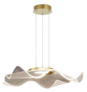 Lustră LED pe cablu LARGO LED/16W/230V auriu
