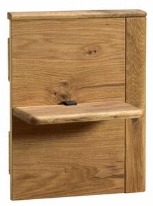 Panou lemn masiv natur tablie Siena stânga Stejar 50 cm x 53 cm x 24 cm