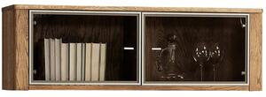 Dulap lemn masiv suspendat Hugo Stejar Inchis, 123.5 × 35 × 40.8 cm