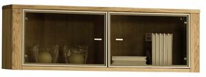 Dulap lemn masiv natur suspendat Hugo Stejar, 123.5 × 35 × 40.8 cm
