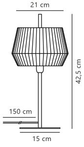Lampă de masă Nordlux DICTE 1xE14/40W/230V bej/negru
