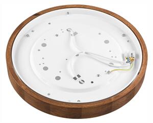 Plafonieră LED Brilagi CARVALHO SLIM 2xE27/60W/230V stejar cireș d. 37 cm