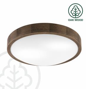 Plafonieră LED Brilagi CARVALHO SLIM 2xE27/60W/230V stejar nuc d. 37 cm