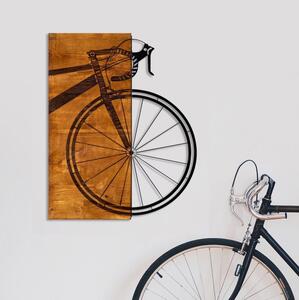 Decorațiune de perete 70x62 cm lemn/metal bicicletă