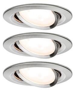 SET 3x corp de iluminat încastrat pentru baie Paulmann 93649 LED GU10/5W IP23 NOVA 230V