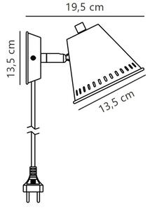 Spot de perete Nordlux PINE 1xGU10/15W/230V
