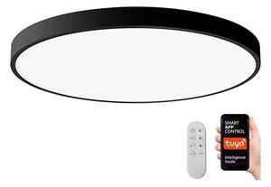 Plafonieră LED dimabilă Immax NEO 07250L SEMPLICI 60W/230V Wi-Fi Tuya negru + telecomandă