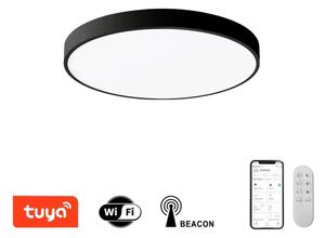 Plafonieră LED dimabilă Immax NEO 07248L SEMPLICI 36W/230V Wi-Fi Tuya negru + telecomandă
