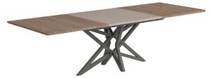 Masă lemn masiv de dining extensibilă Narla 180×103 cm - 1