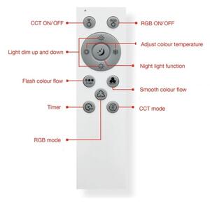 Telefunken 318806TF - LED RGBW plafonieră dimabilă LED/24W/230V cu DO