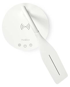 Lampă dimabilă cu funcție de încărcare fără fir Nedis LTLGQ4M2WT Qi LED/5,5W/230V 2700-6500K