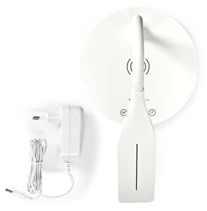 Lampă dimabilă cu funcție de încărcare fără fir Nedis LTLGQ4M2WT Qi LED/5,5W/230V 2700-6500K