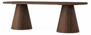 Masă lemn masiv Dining EGO Personalizabila - Nuc, 2200 x 1200 x 775 mm