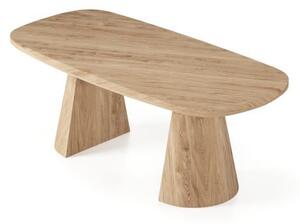 Masă lemn masiv Dining EGO Personalizabila - Natur, 2200 x 1000 x 775 mm