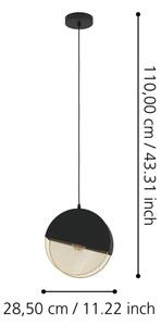 Lustră pe cablu Eglo 43811 MUMBLES 1xE27/40W/230V
