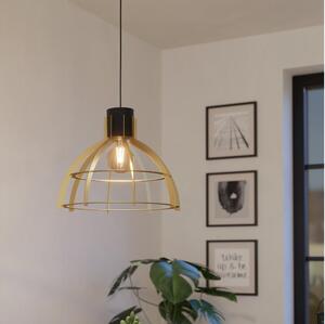 Lustră pe cablu Eglo 43767 STILLINGTON 1xE27/40W/230V auriu