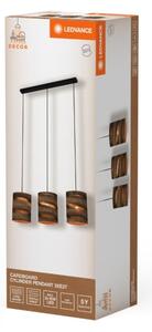 Lustră pe cablu Ledvance DECOR CARDBOARD 3xE27/15W/230V