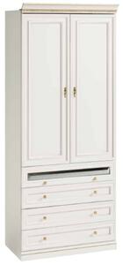 Dulap lemn masiv Vanna III 2 Uși, 100,4 × 62,5 × 245,8 cm