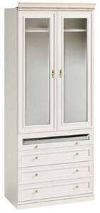 Dulap lemn masiv Vanna IV 2 Uși, 100,4 × 62,5 × 245,8 cm