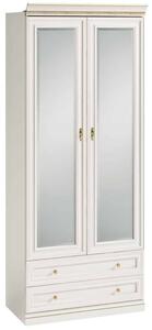 Dulap lemn masiv Vanna VII 2 Uși, 100,4 × 62,5 × 245,8 cm