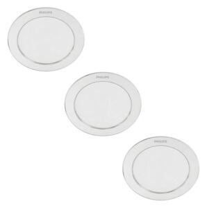 SET 3x plafonieră LED încastrată DIAMOND 1xLED/3,5W/230V 2700K Philips