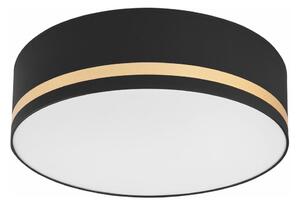 Plafonieră SIRJA STRIPE 4xE27/15W/230V d. 45 cm negru