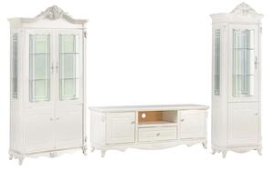 Set lemn masiv alb Living Paris 3 Piese - Dreapta