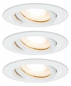 SET 3x corp de iluminat încastrat pentru baie Paulmann 92898 LED GU10/7W IP65 NOVA 230V