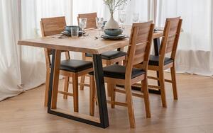Masă stejar masiv Dining Gianna 180x90 cm sau 200x100 cm - 180 x 90 cm