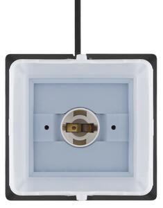 Brilagi - Lampă de exterior cu 2 prize SCHUKO, soclu 1xE14/15W/230V, IP44, neagră