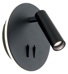Spot LED de perete Orion WA 2-1467 LENNY LED/6W/230V + LED/3W negru
