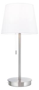 Lampă de masă cu port USB Orion LA 4-1205/1 LUDWIG 1xE27/40W/230V alb/crom