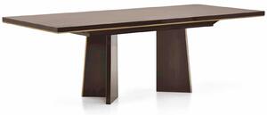 Masă lemn masiv nuc Fixă / Extensibilă Devon Lucios - Extensibila: L 180 / 275 x A 104 x H 75 cm