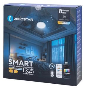 Aigostar - Plafonieră LED pentru baie LED/12W/230V 3000-6500K IP44 + Telecomandă