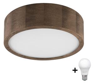 Plafonieră LED Brilagi CARVALHO 1xE27/60W/230V stejar nuc d. 27 cm