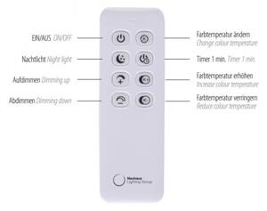 Lampadar LED dimabil Paul Neuhaus 319-18 HULA LED/21,5W/230V + telecomandă