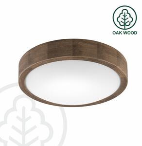 Plafonieră LED Brilagi CARVALHO SLIM 1xE27/60W/230V stejar nuc d. 27 cm