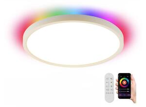 Plafonieră LED RGB dimabilă Immax NEO 07169-W60 TUDO 65W/230V Wi-Fi Tuya + telecomandă