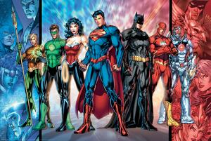 Poster Justice League - United, (91.5 x 61 cm)