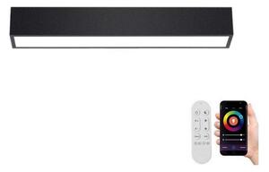 Immax NEO 07254L - LED LUNGO 20W/230V Wi-Fi Tuya negru + DO, stins reglabil