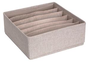 Organizator de sertare cu compartimente Bigso Box of Sweden Drawer, 29 x 11 cm, bej