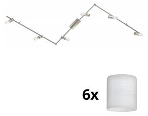 Spot LED Eglo MY CHOICE 6xE14/4W/230V crom/alb