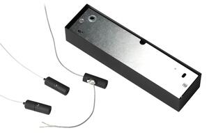 Ideal Lux - Lustră LED suspendată pe cablu ORACLE SLIM LED/33W/230V 3000K 50x50 cm negru